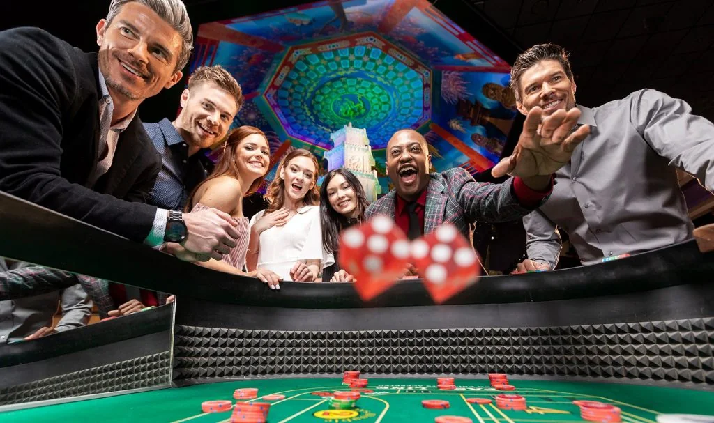 Meja permainan digital yang menggambarkan pilihan ruang bingo