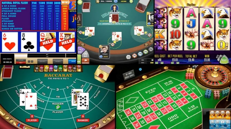 Suasana meja kasino digital NIRWANA88